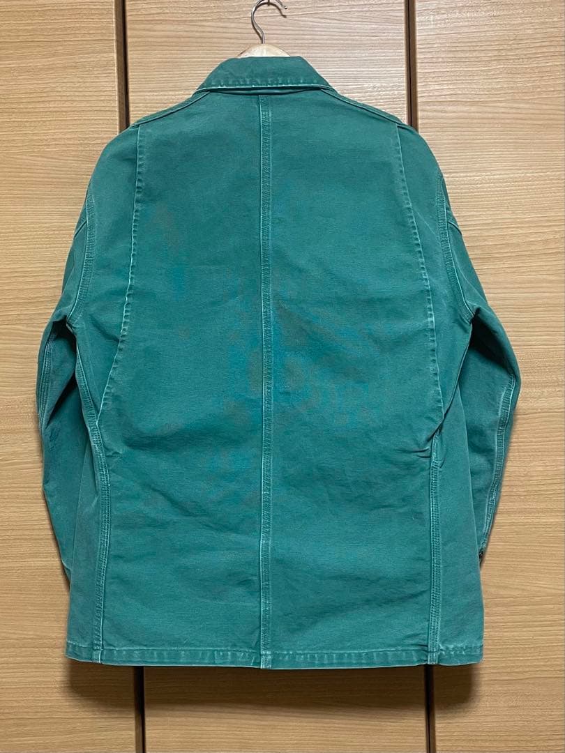 レア 裏地なし 1994年 Carhartt カーハート チョアコート グリーン