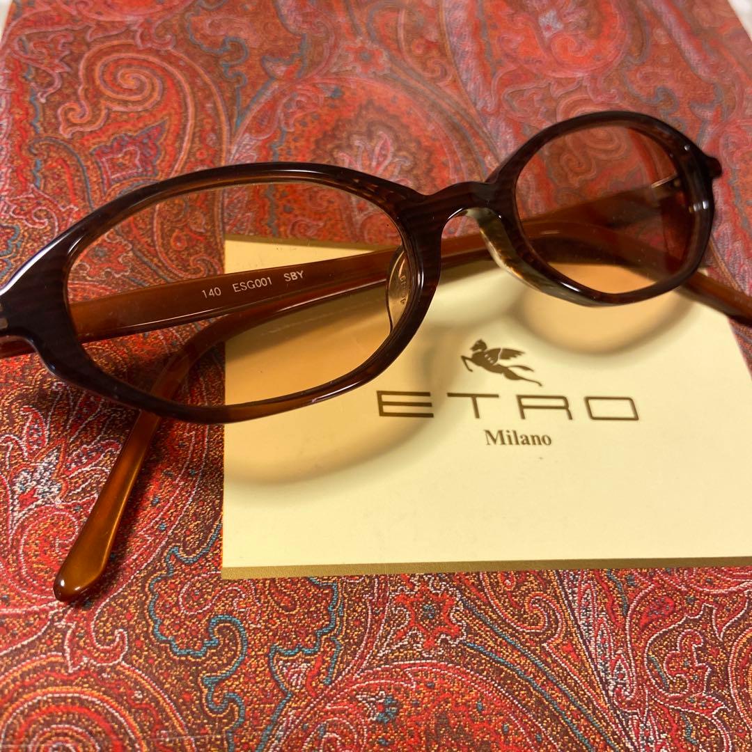 ETRO ESC601 ブラウン サングラス 140サイズ