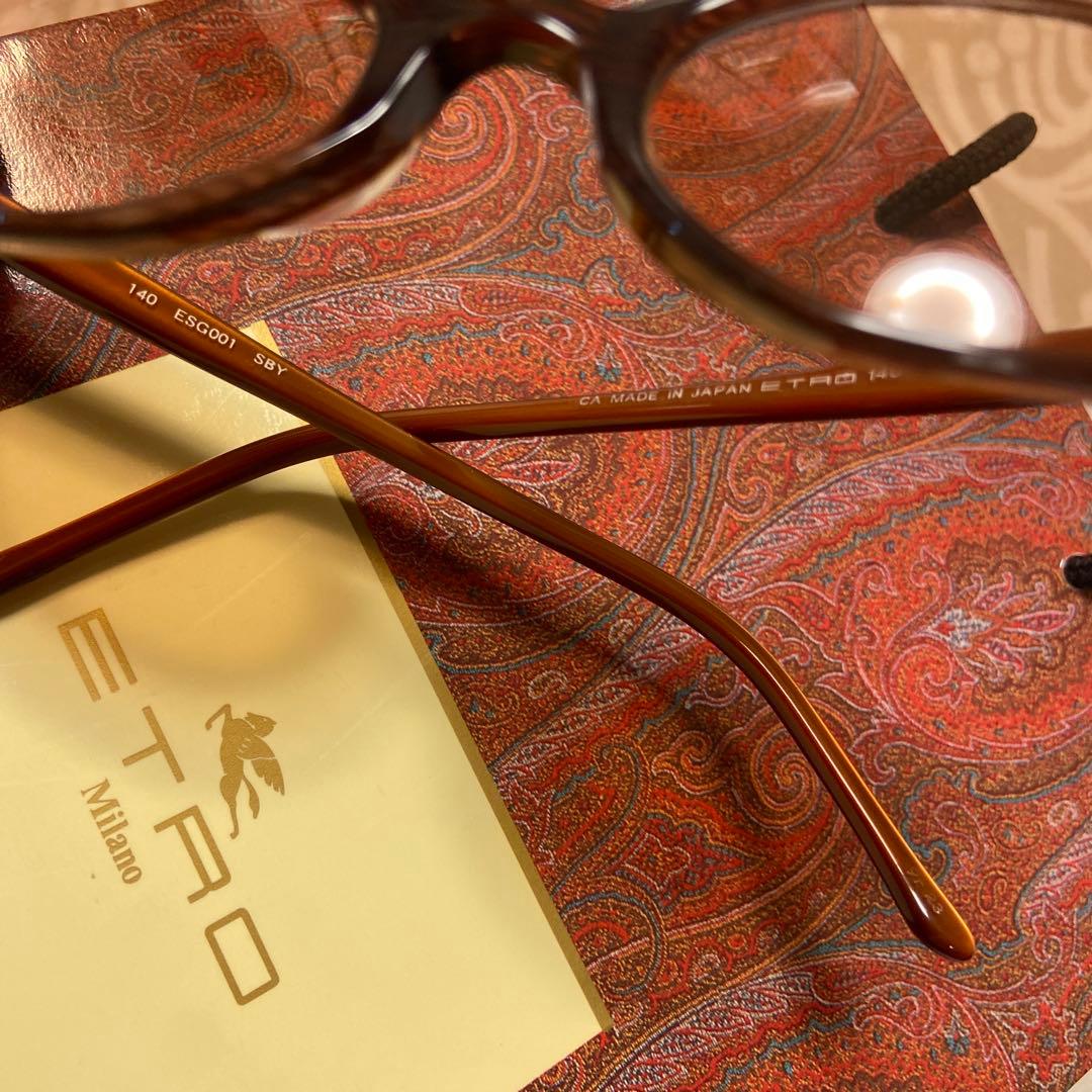 ETRO ESC601 ブラウン サングラス 140サイズ