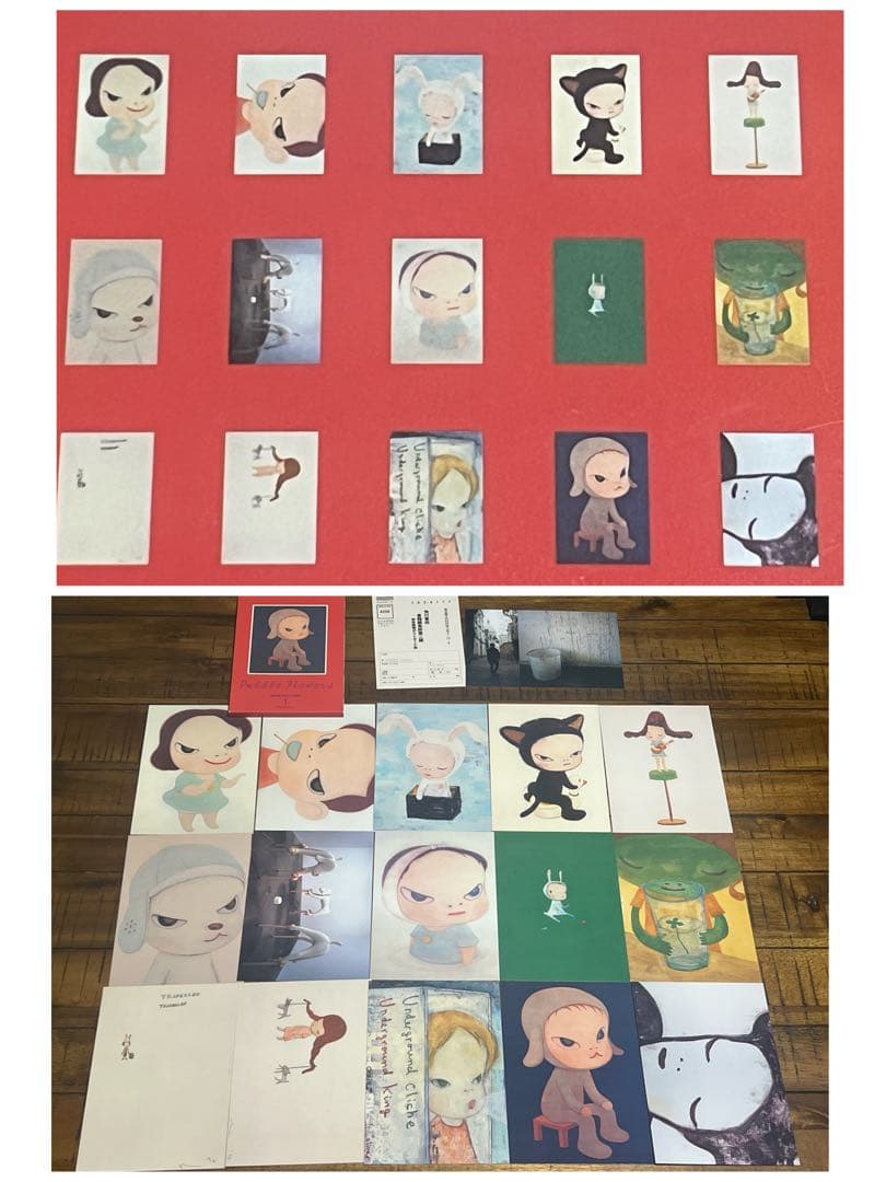 奈良美智 Puddle Flowers POST CARDS 1〜4 セット