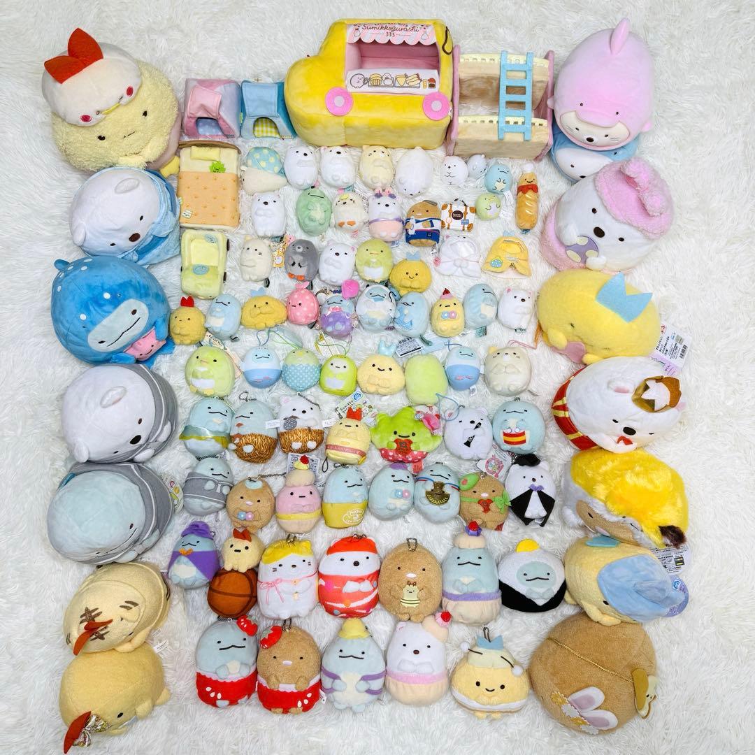 すみっこぐらし てのり ぬいぐるみ 希少 美品 複数タグ有 大量