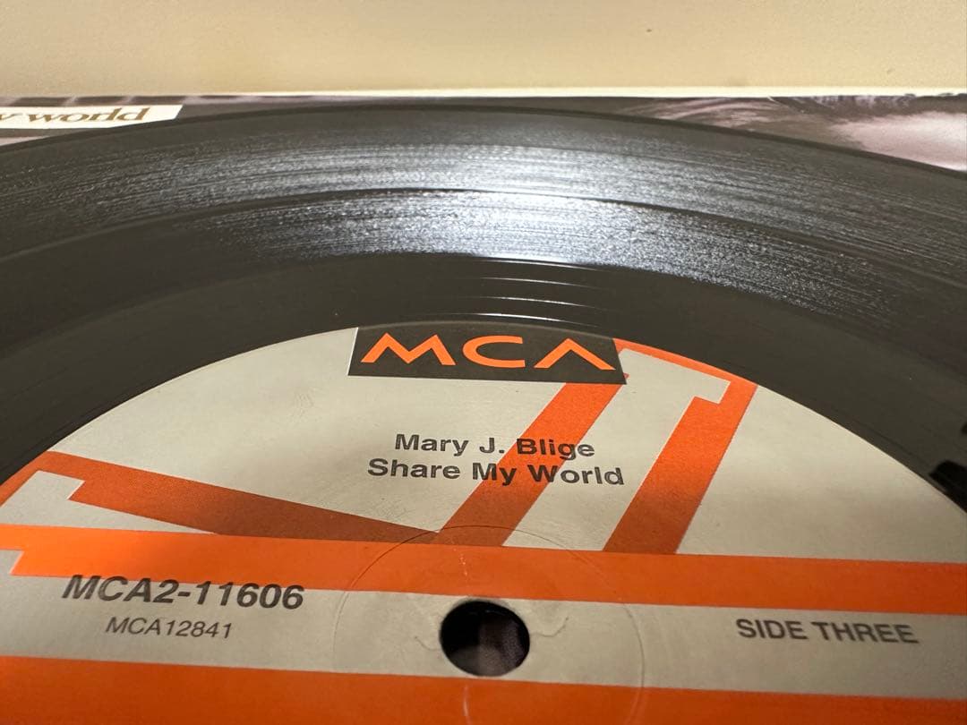 Mary J. Blige Share My World 2LP US盤 R&B