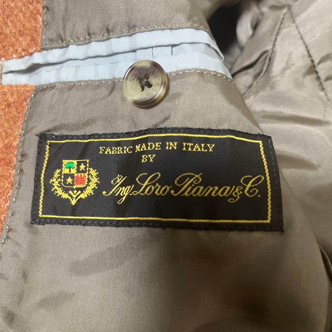 【カシミヤ混】Papas+ Loro Piana 3B テーラード ジャケット