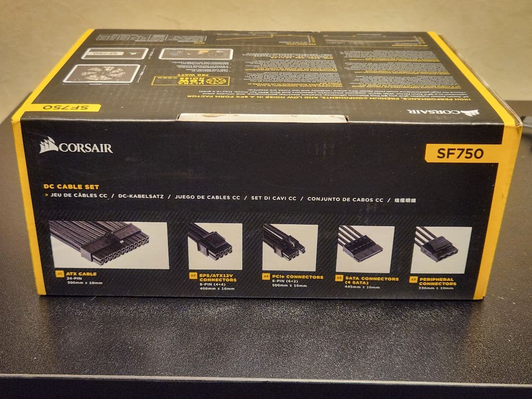 CORSAIR SF750 750W 80 PLATINUM 電源ユニット