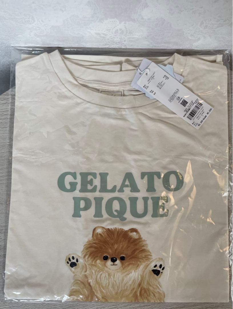 【新品】ジェラートピケ　ドッグワンポイントTシャツ& ドッグ柄ショートパンツ