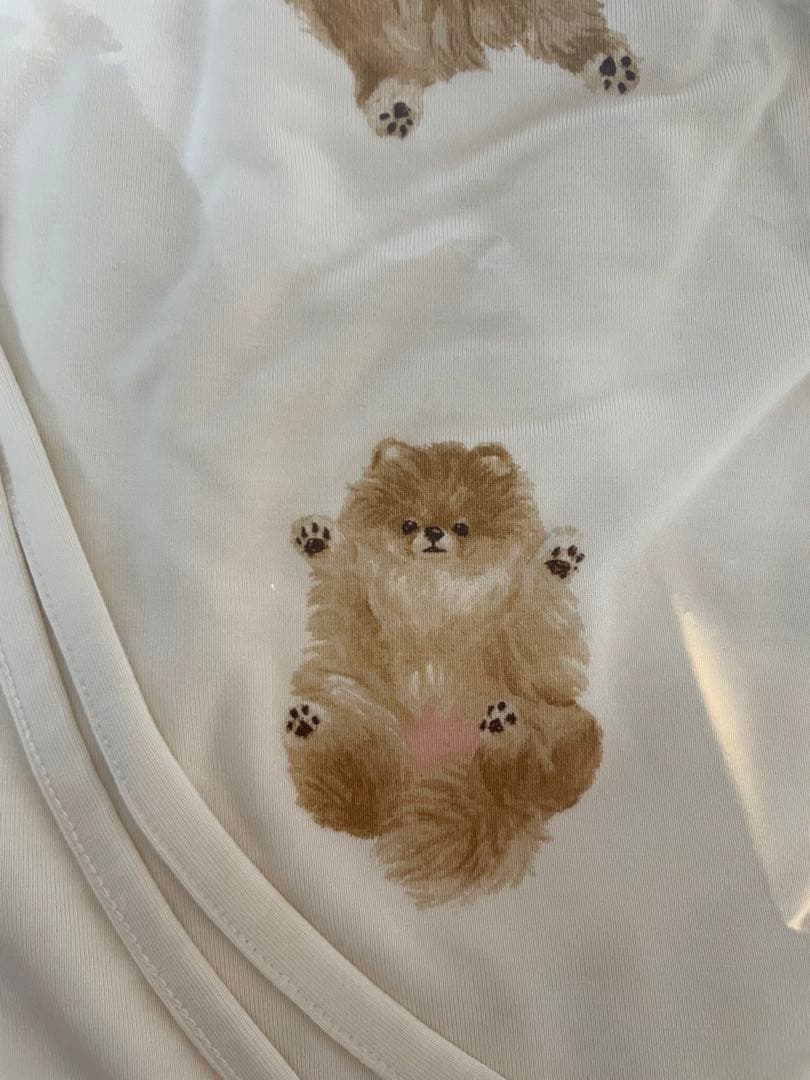 【新品】ジェラートピケ　ドッグワンポイントTシャツ& ドッグ柄ショートパンツ