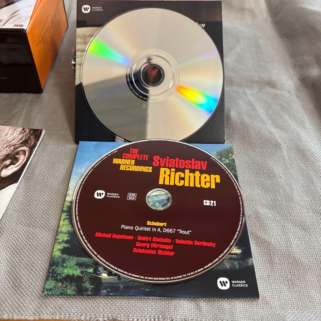 中古　リヒテル　ピアノ　ワーナークラシック完全・限定盤24枚組