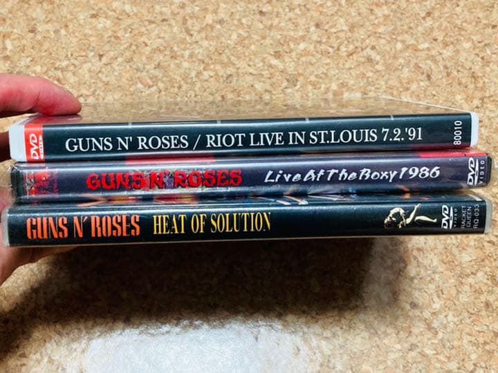 GUNS N' ROSES ガンズアンドローゼズ DVD3枚セット 貴重版 ja
