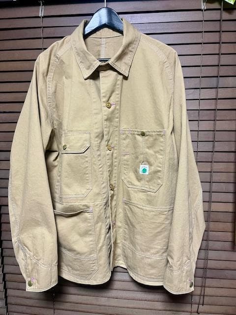 40★TCB jeans Cat Head Jacket Khaki Drill