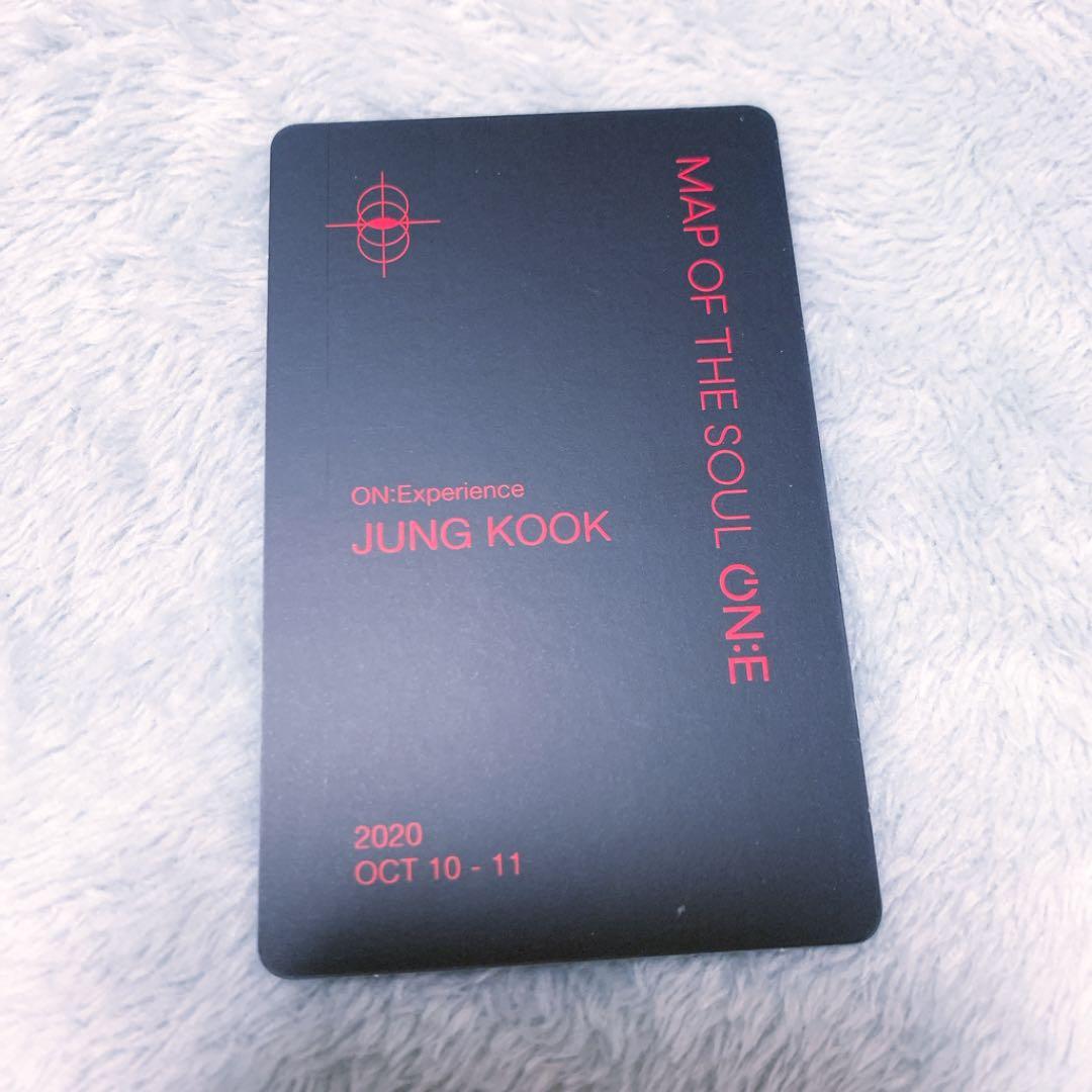 BTS MAP OF THE SOUL ON:E DVD盤　ジョングク トレカ