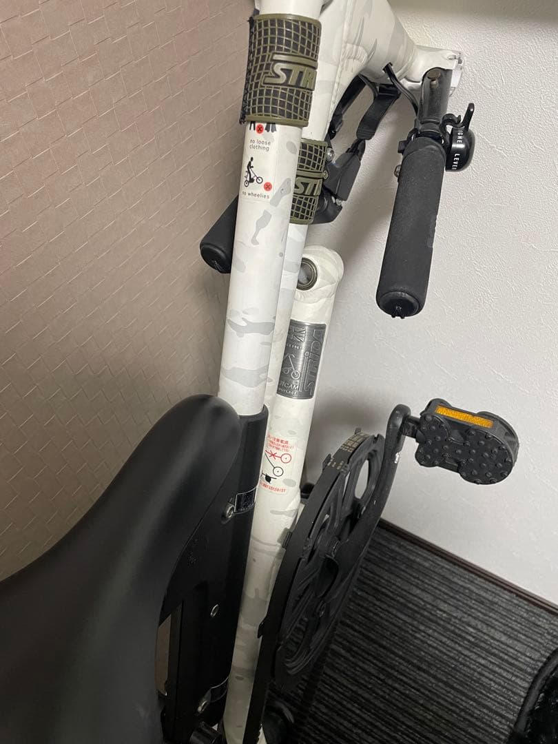 ストライダ　アルパイン　マルチカム　白カモ柄　　 美品　ミニベロ