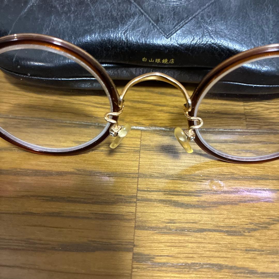 t*i様 白山眼鏡 THE STYLIST JAPANサングラス 茶金緑 多少使