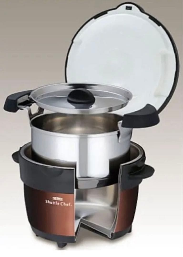 THERMOS シャトルシェフ 1.6L クリアブラウン KBB-1600