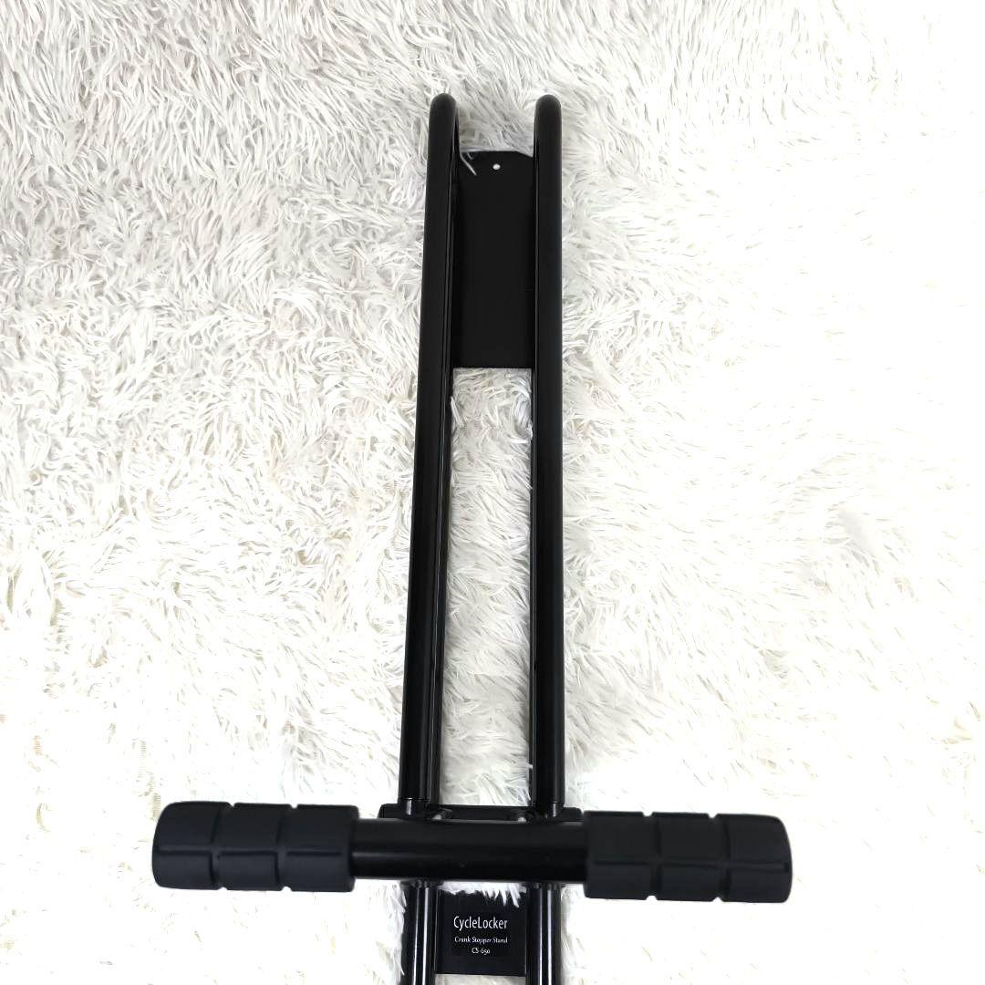 ✨極美品✨ サイクルロッカー ロードバイク自転車縦置きスタンド 黒