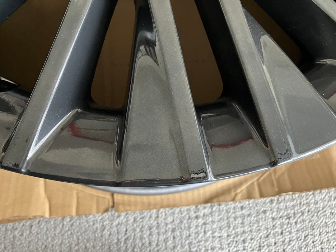 美品 クラウン 220系 Sスポーツ 純正 ホイール ブラックスパッタリング