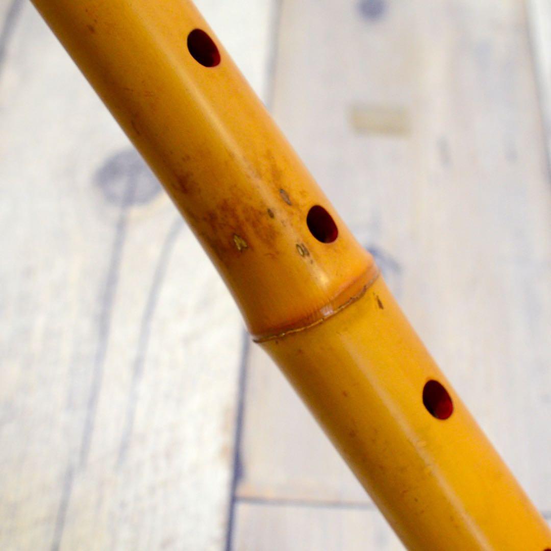 尺八 本体 竹製 約52cm 4穴