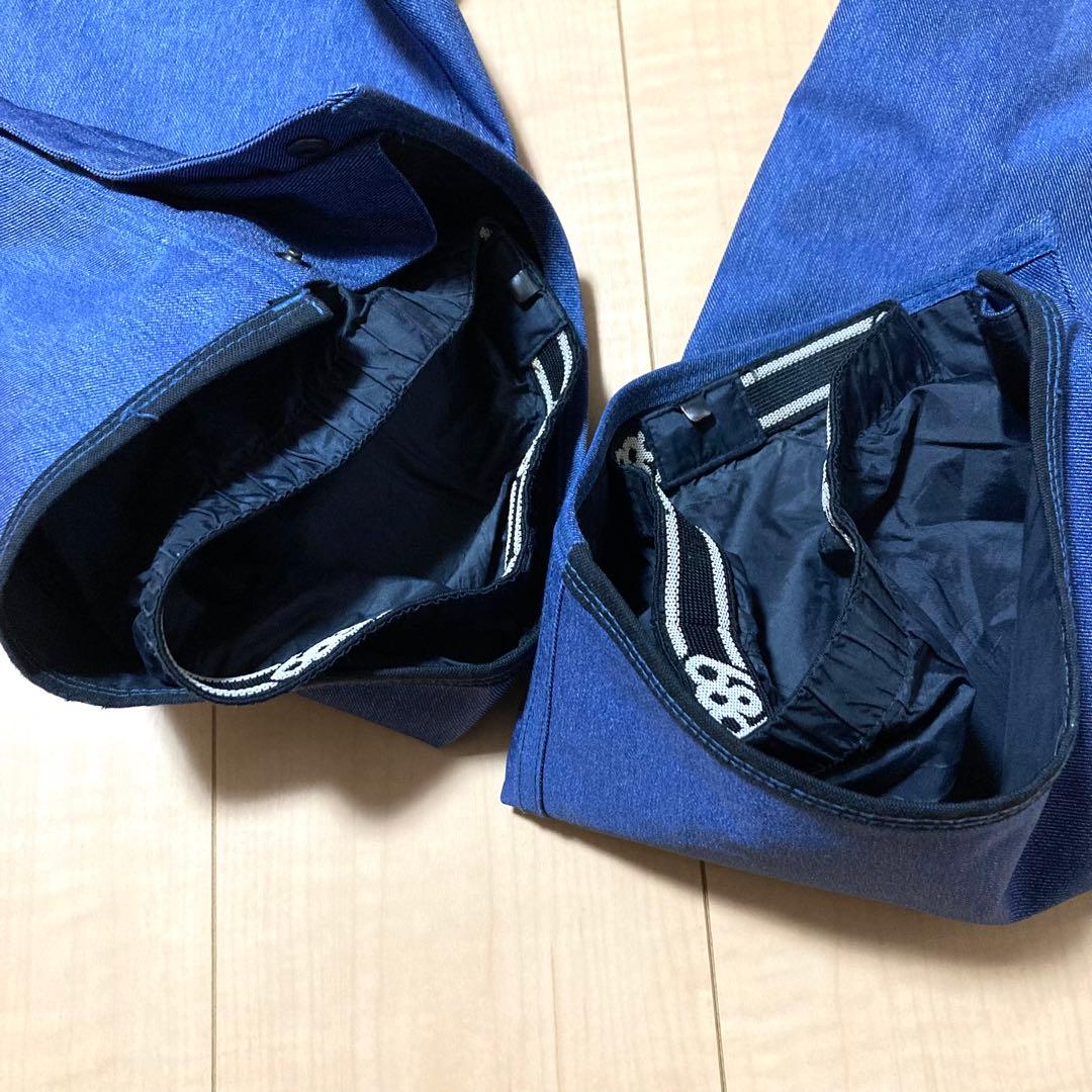 美品✨686スノーボード パンツ デニムカラー Lサイズ ロクハチロク