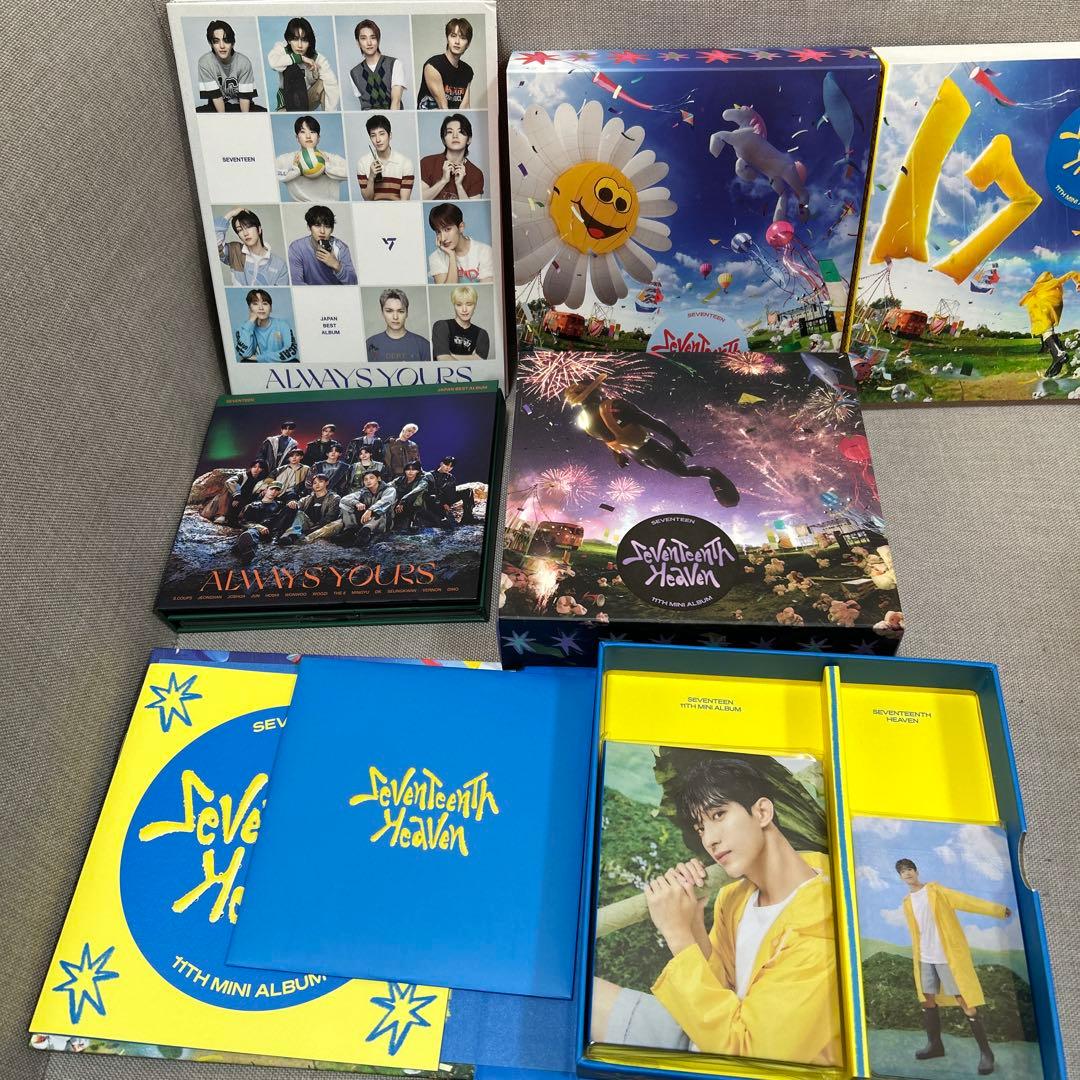 SEVENTEEN CD シーグリ トレカ 他 まとめ売り 110サイズで発送
