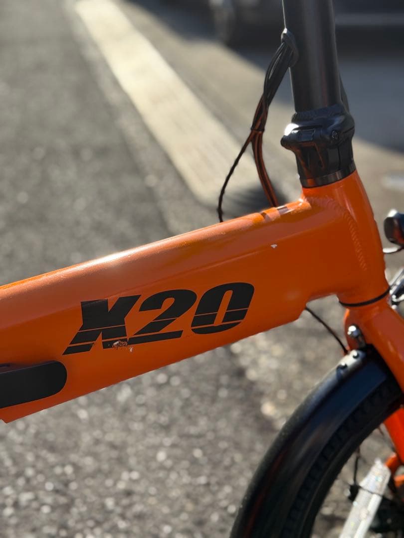 [専用出品]K20 電動アシスト自転車 オレンジ