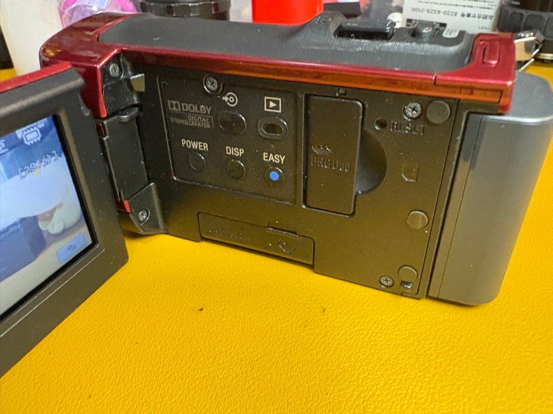 SONY ハンディカム HDR-CX120 レッド 動作美品