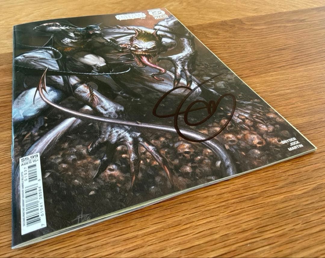 Absolute Batman #15 Snyderサイン入り アメコミリーフ