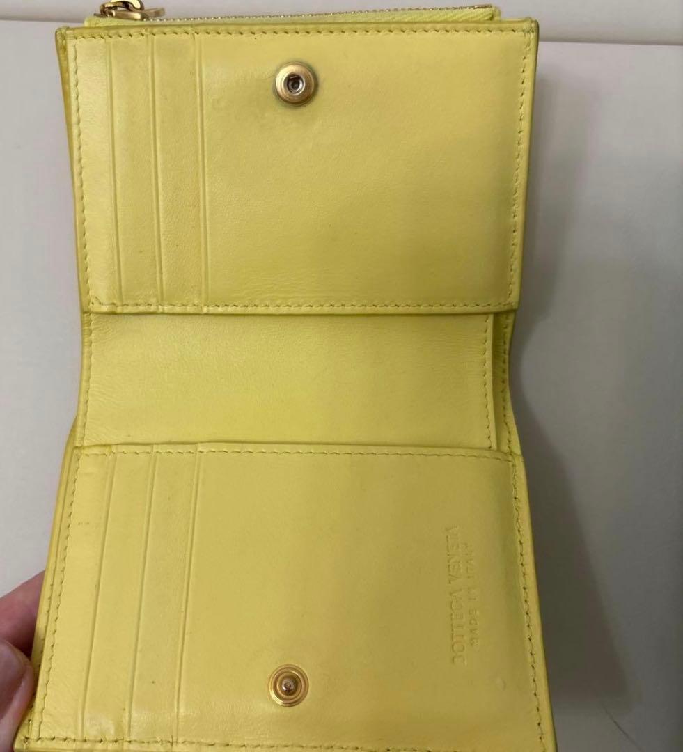 BOTTEGA VENETA ボッテガヴェネタ　二つ折りファスナーウォレット財布