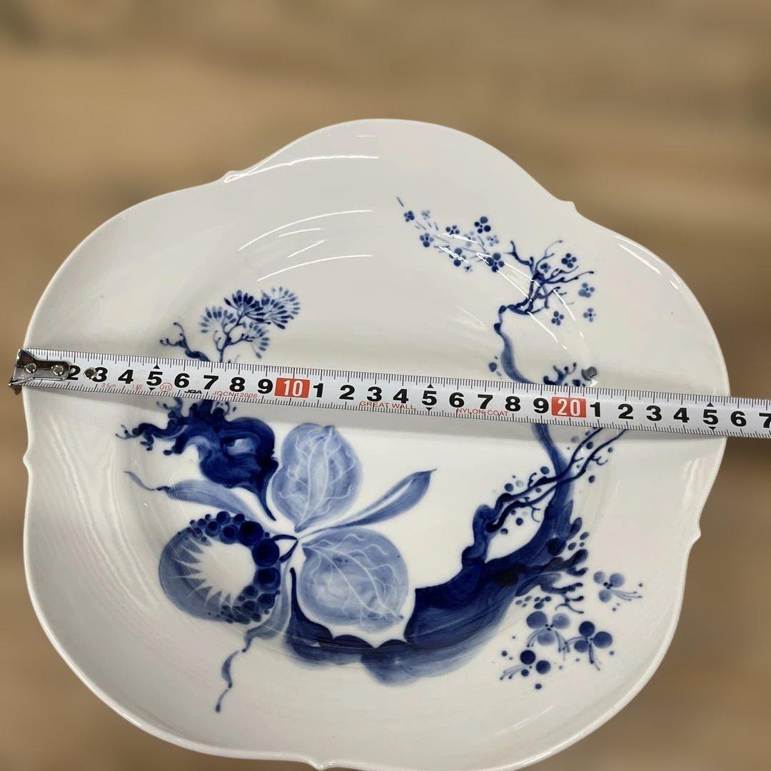 s*g様 Meissen マイセン ブルーオーキッド 大皿 プレート 25cm