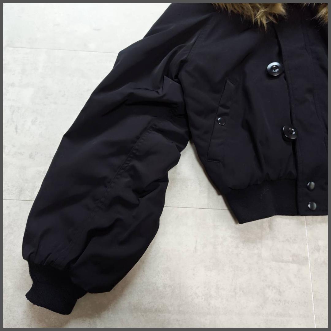 N2B flight bomber jacket N-2B black 短丈 F