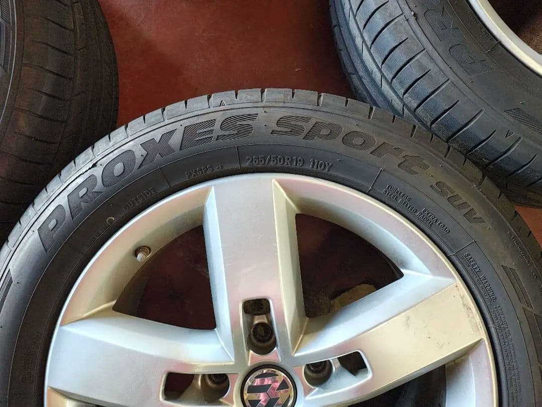 トゥアレグ 7PCGEA フォルクスワーゲン 純正 19インチ ホイール