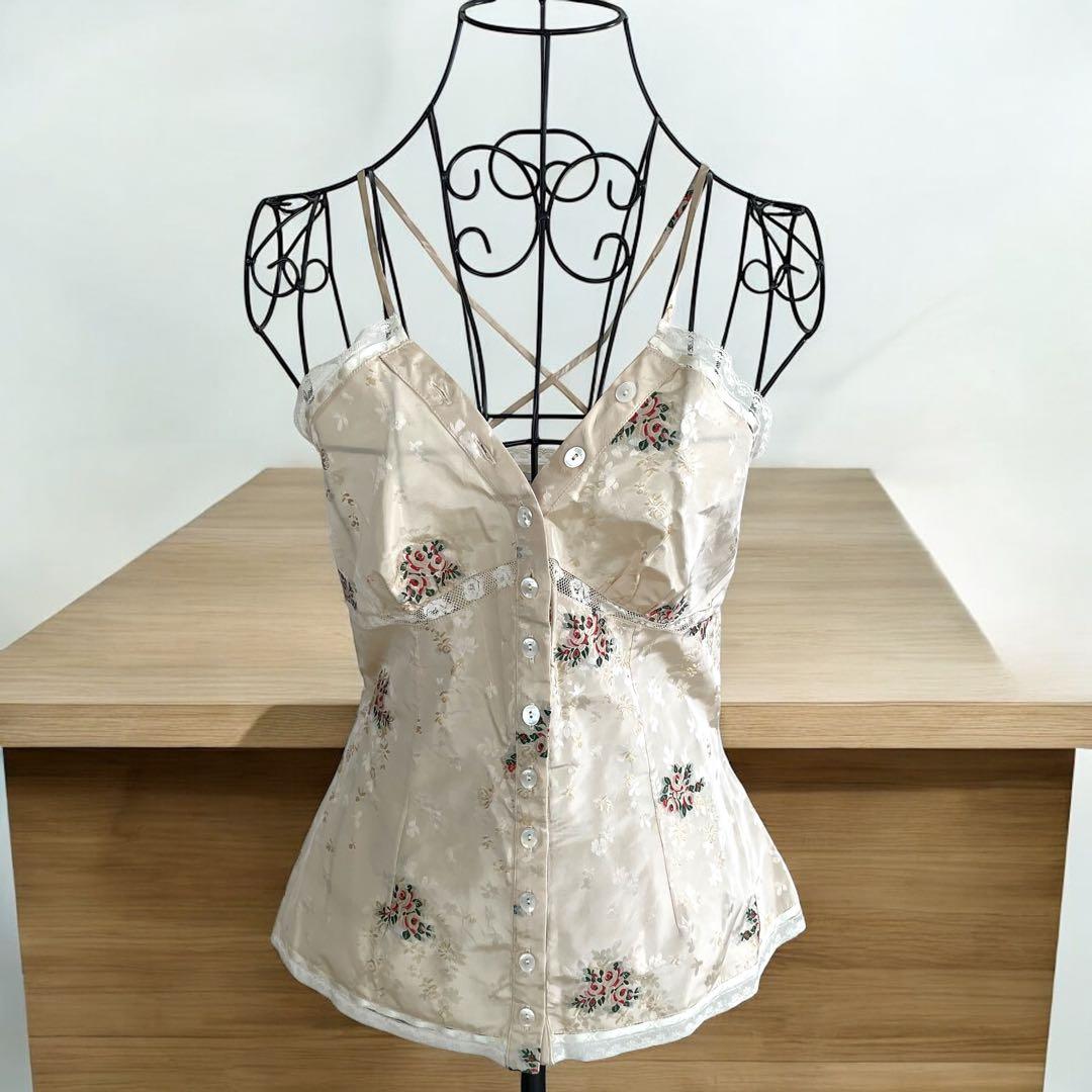 美品♡Christian Dior シルクキャミソール フランス製 38