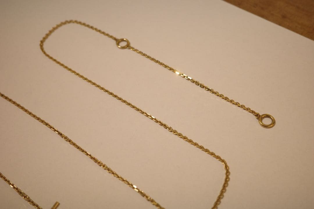 アクセサリー All Blues String Necklace Gold 60cm