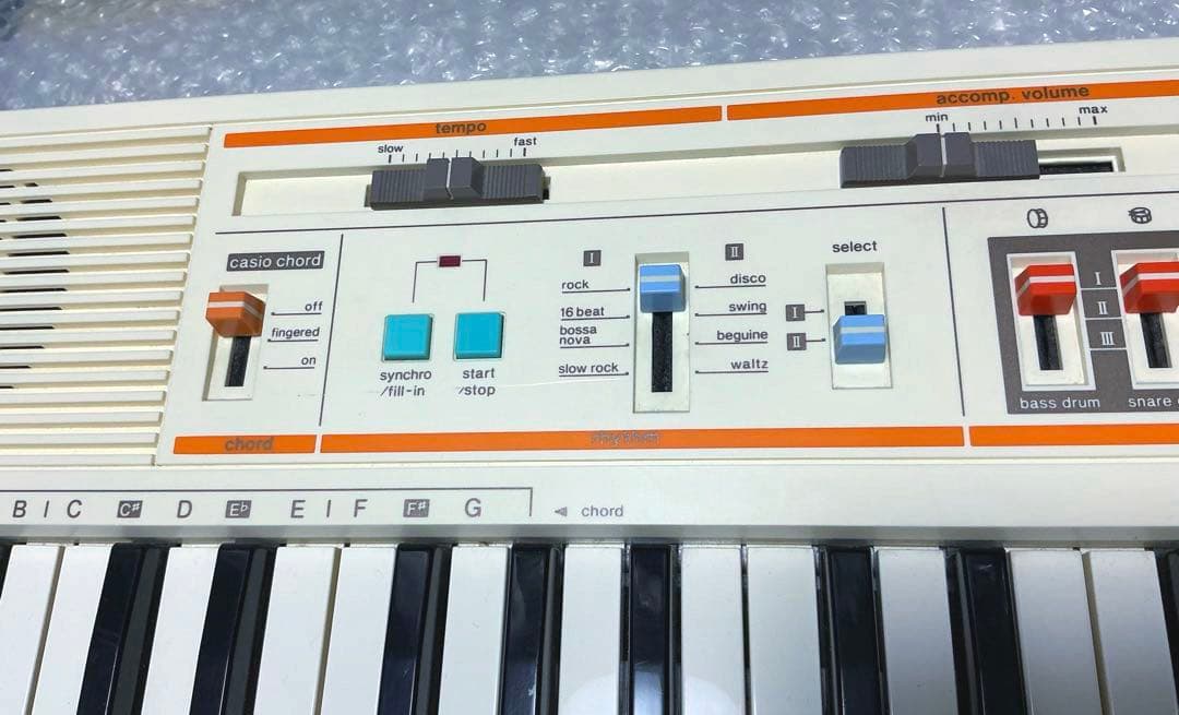 Casio MT-52☆リズムマシン付きビンテージシンセサイザー☆日本製☆希少☆