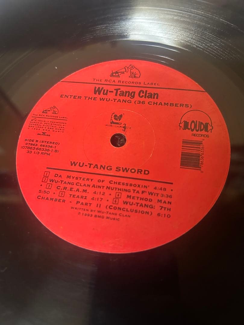 WU-TANG CLAN ENTER THE WU-TANG レコード刻印有