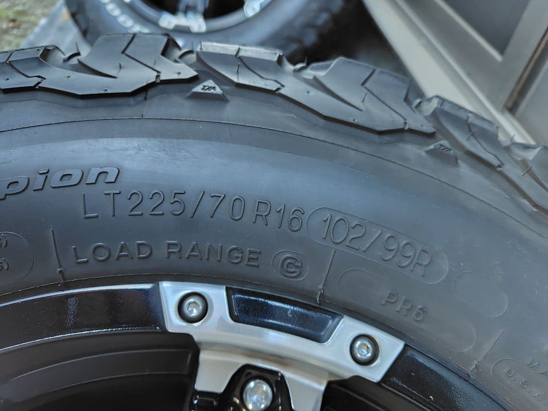 タイヤ・ホイール Rays FDX-D + BFGoodrich KO2 225/70R16