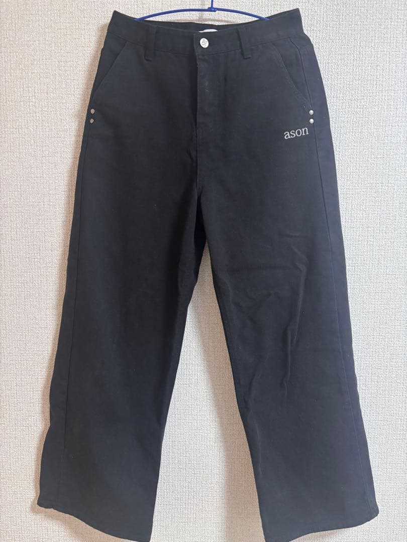 ason SMOG WIDE PANTS アズオン デニムパンツ