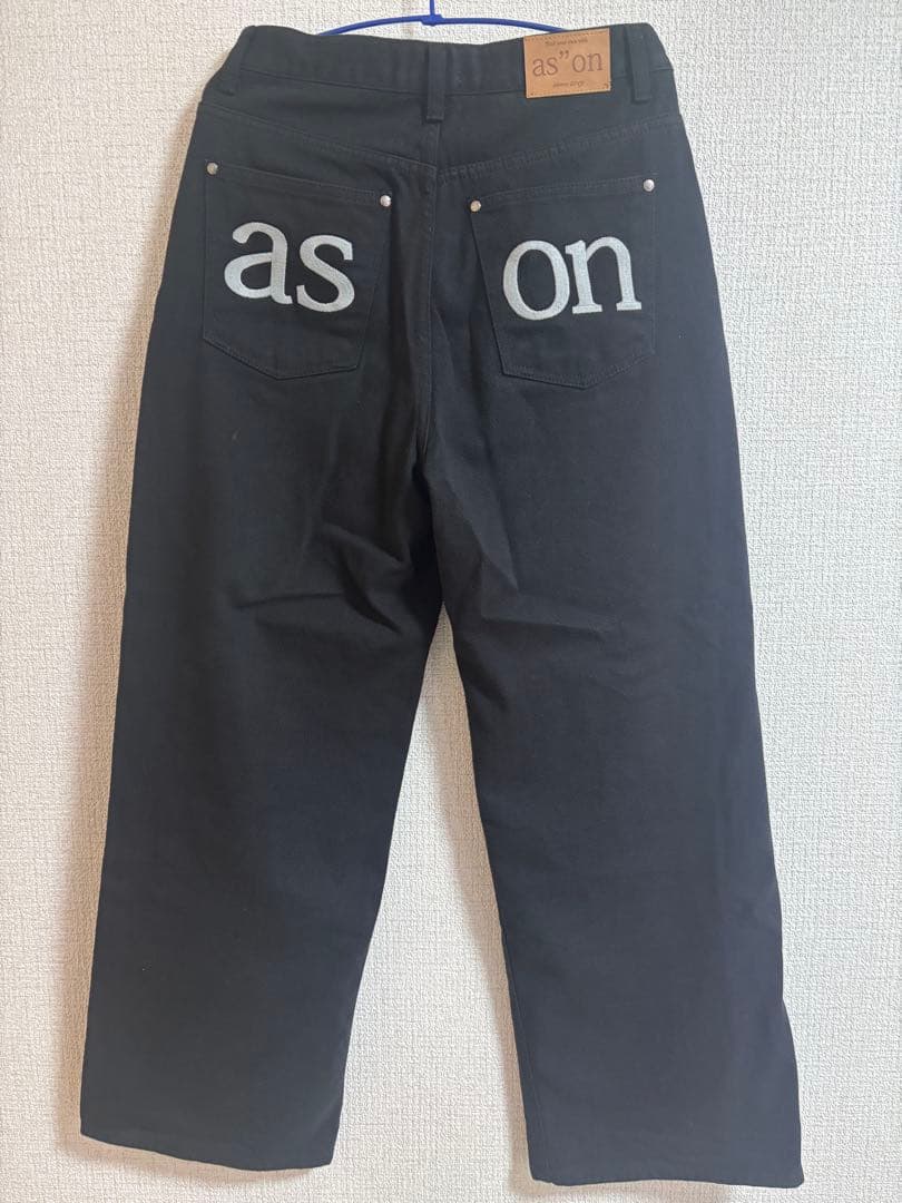 ason SMOG WIDE PANTS アズオン デニムパンツ