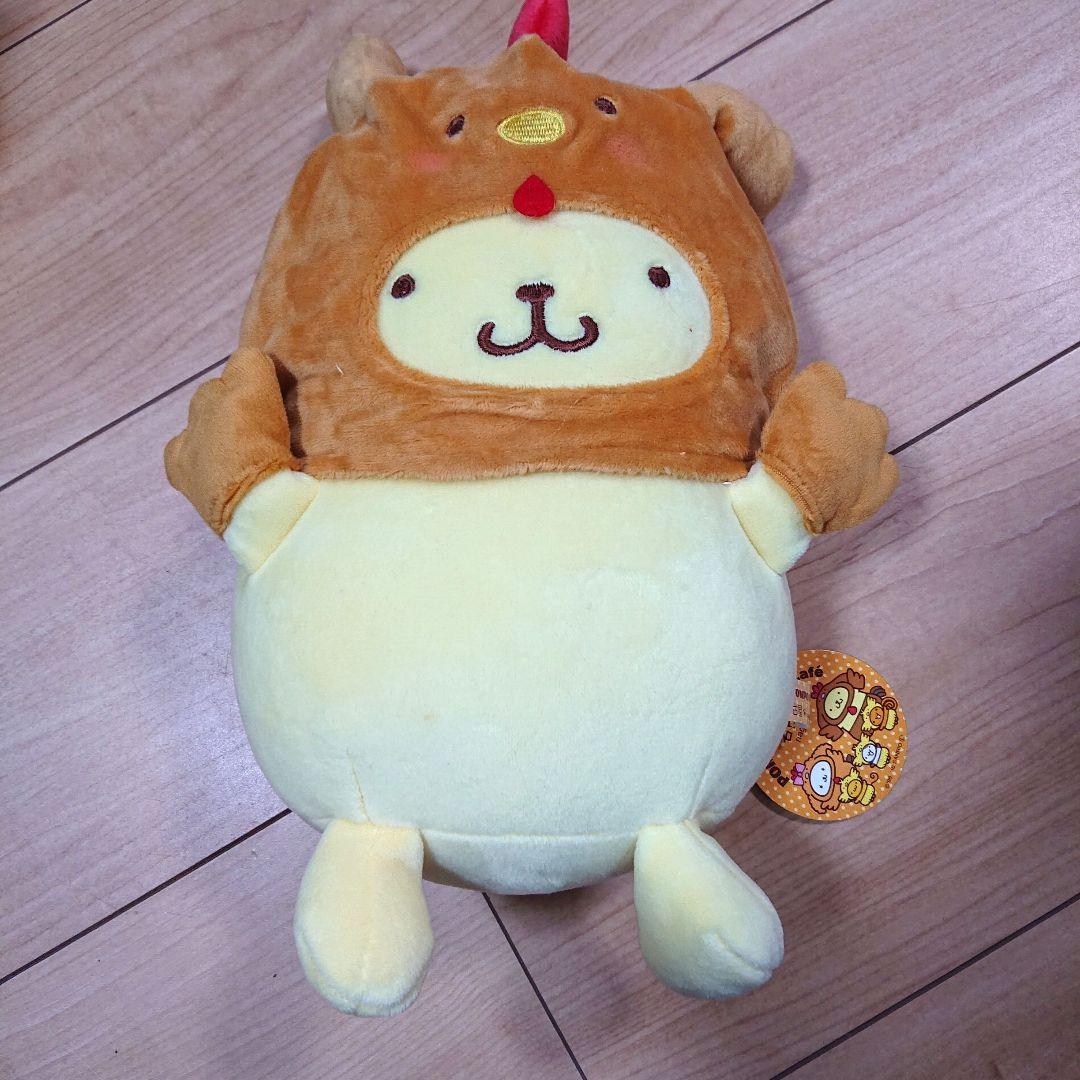 新品 ポムポムプリンカフェ 名古屋限定 マカロン ぬいぐるみ 名古屋コーチン