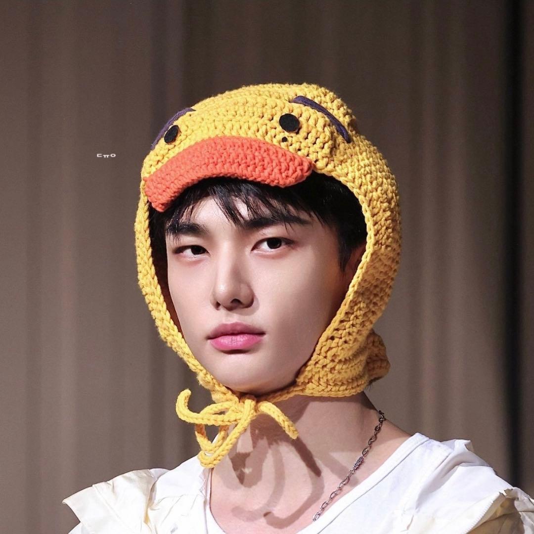straykids ヒョンジン　リチャード　人間用ビーニー　1点もの