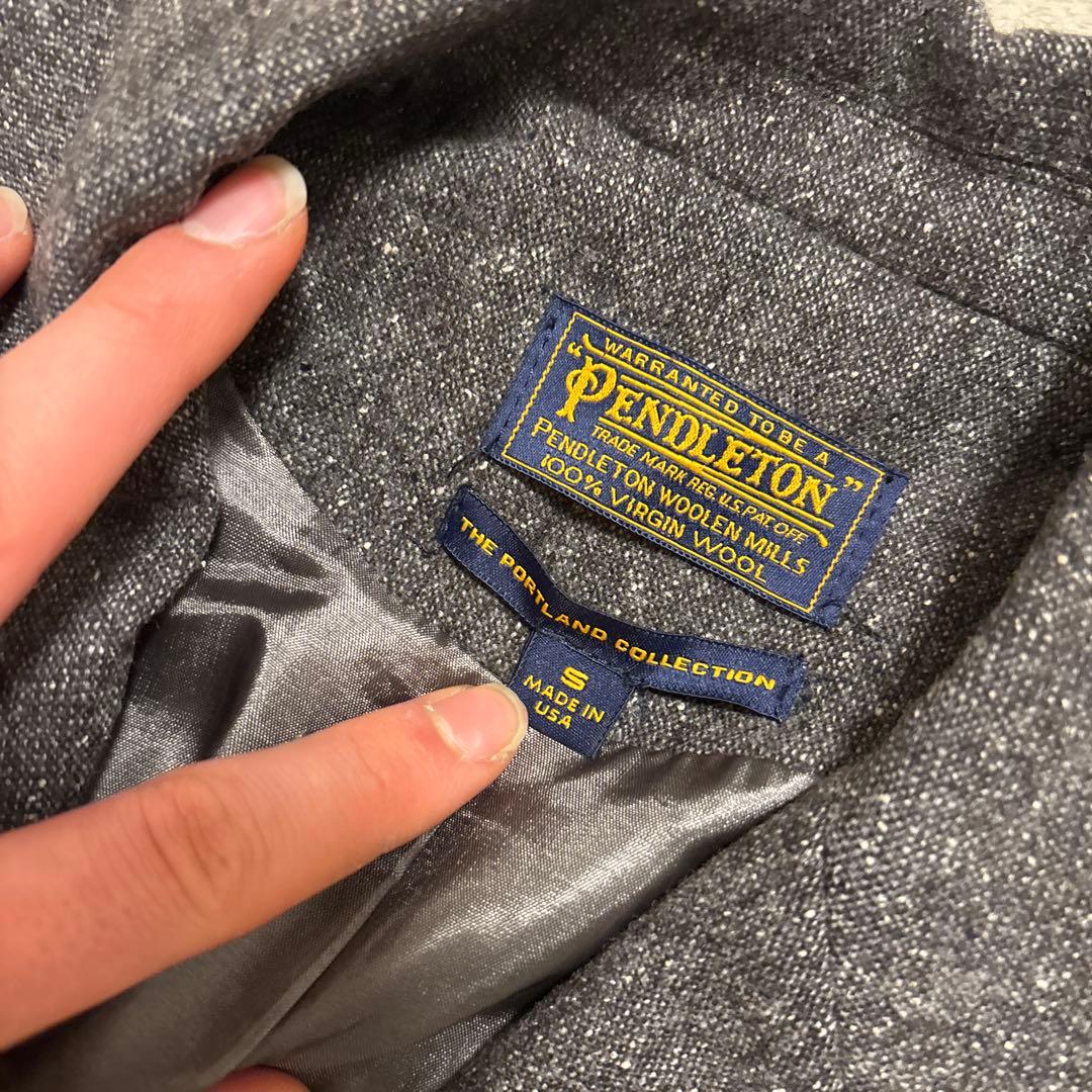 90s PENDLETON テーラードジャケット ウール×シルク　USA製