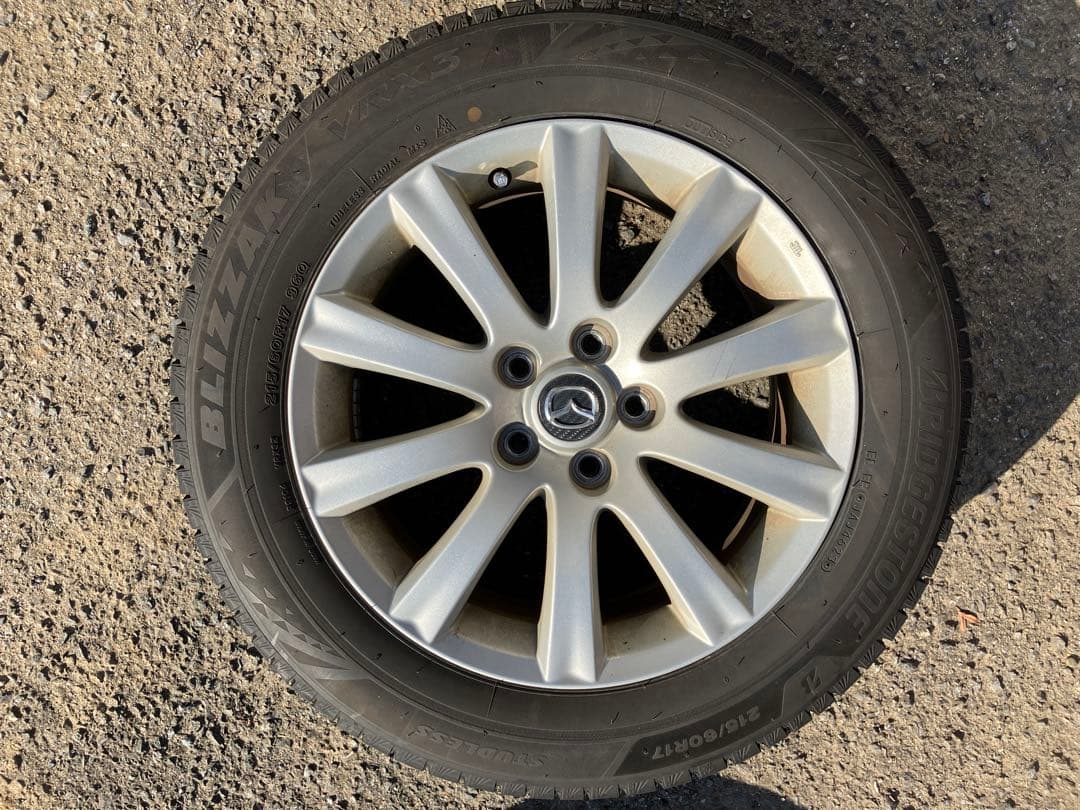 ブリザック vrx3 215/60r/17 、タイヤホイール4本セット