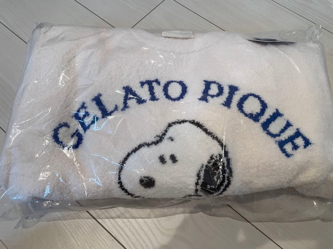 ジェラートピケ PEANUTS ジャガードプルオーバー&ロングパンツセット