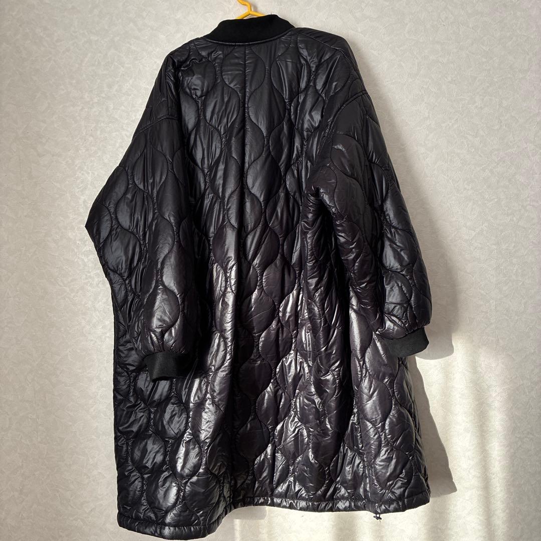KELTY キルティング ブラックロングコート　美品　（お得です‼️）