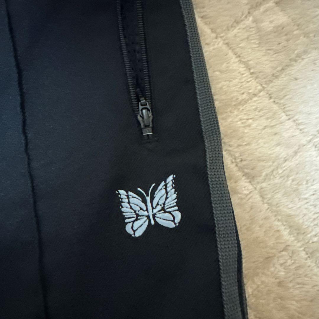 needlesブラックパンツ