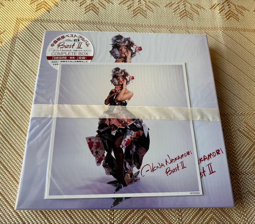 中森明菜さん完全生産限定版「BESTⅠ Ⅱ Ⅲ」COMPLETE BOX未開封