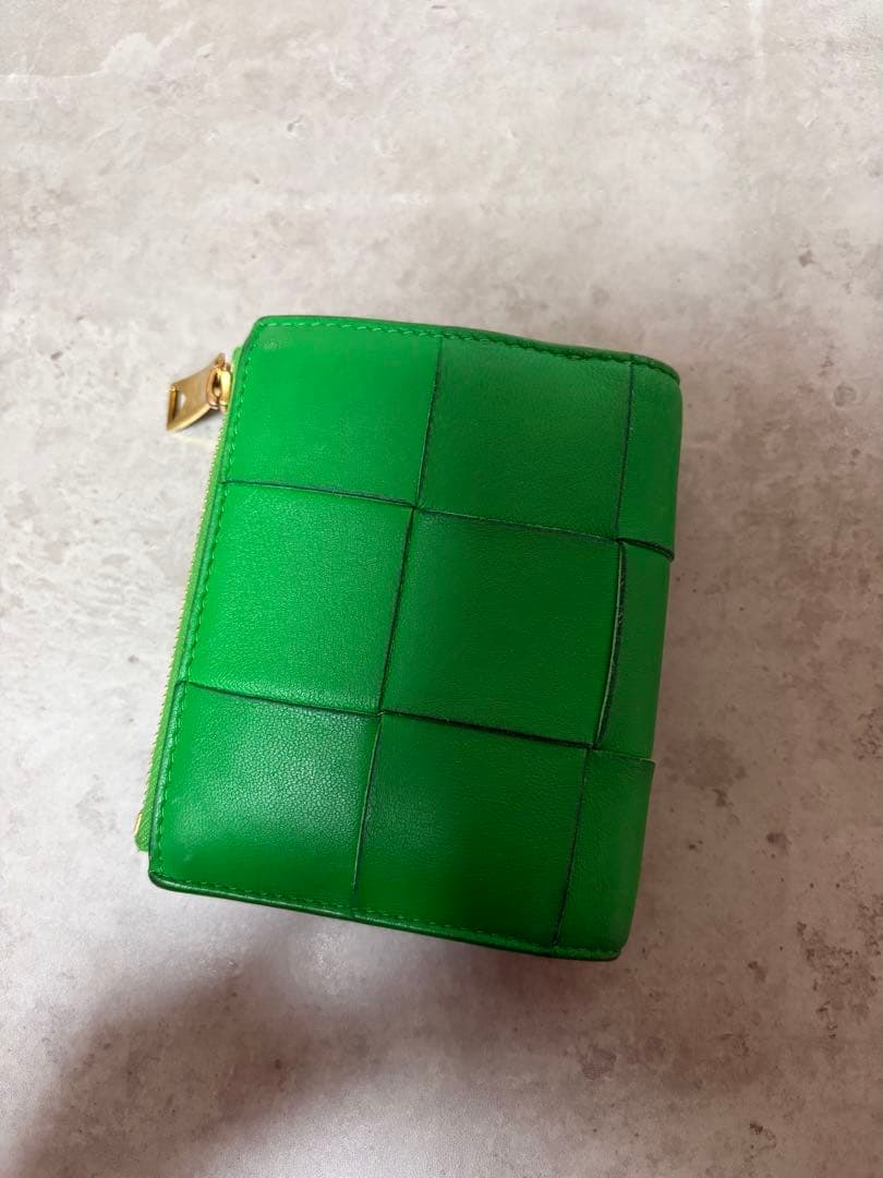 BOTTEGA VENETA 二つ折り財布 グリーン