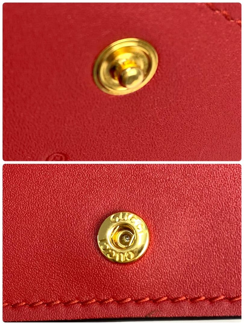✨️展示品✨️ GUCCI GGスプリーム ミスティックキャット 二つ折り財布