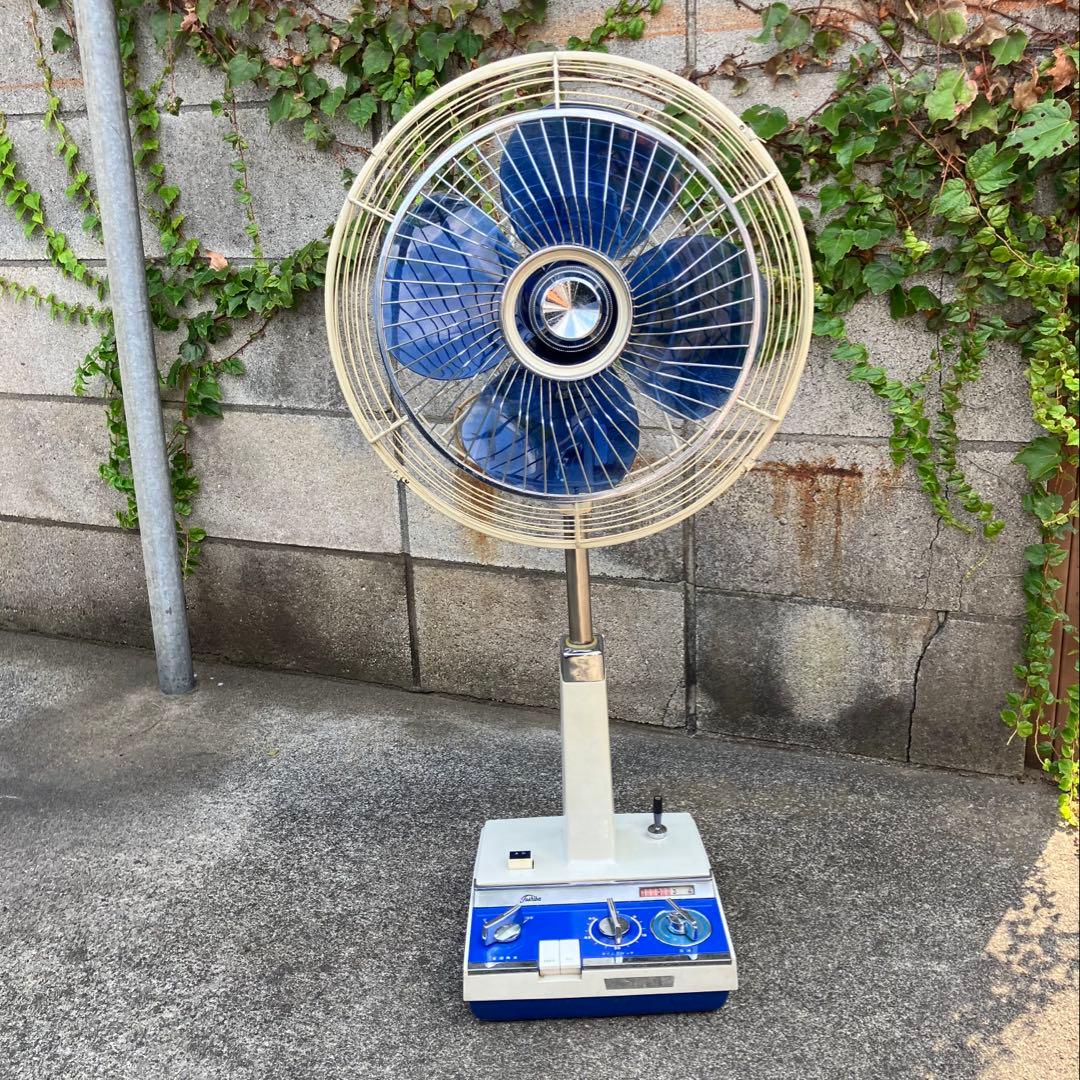 東芝 扇風機 MN 30㎝ 4枚羽 昭和レトロ アンティーク 稼動品