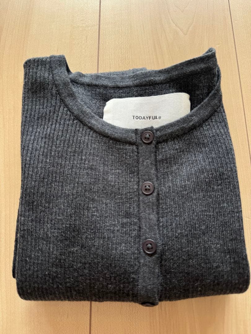 TODAYFUL Silkwool Knit Cardigan美品