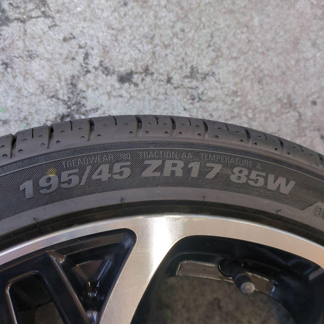 スイフトスポーツ 17インチホイールとタイヤセット