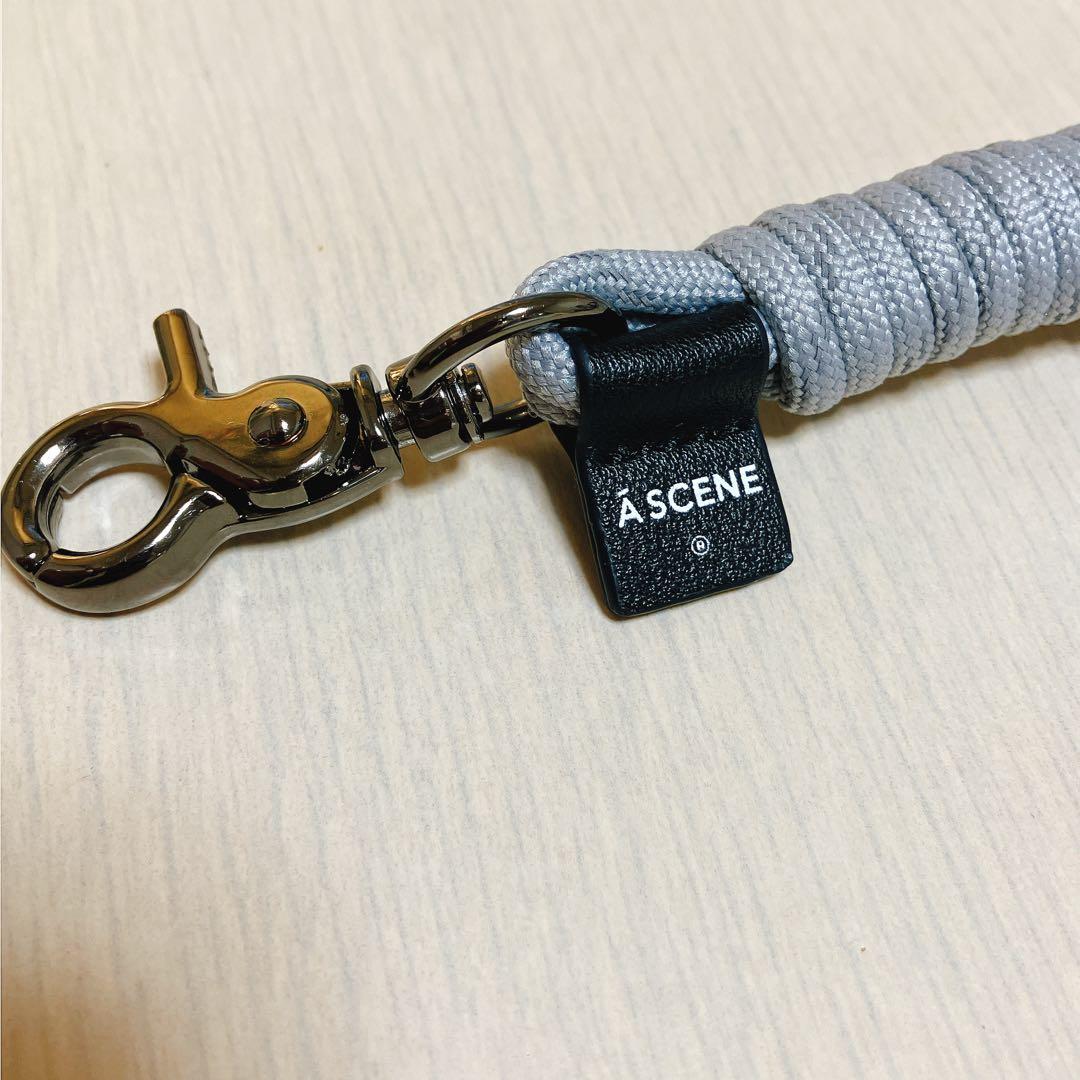ASCENE ✖︎ HIMAA コラボ デザイン パラコード ストラップ シルバー
